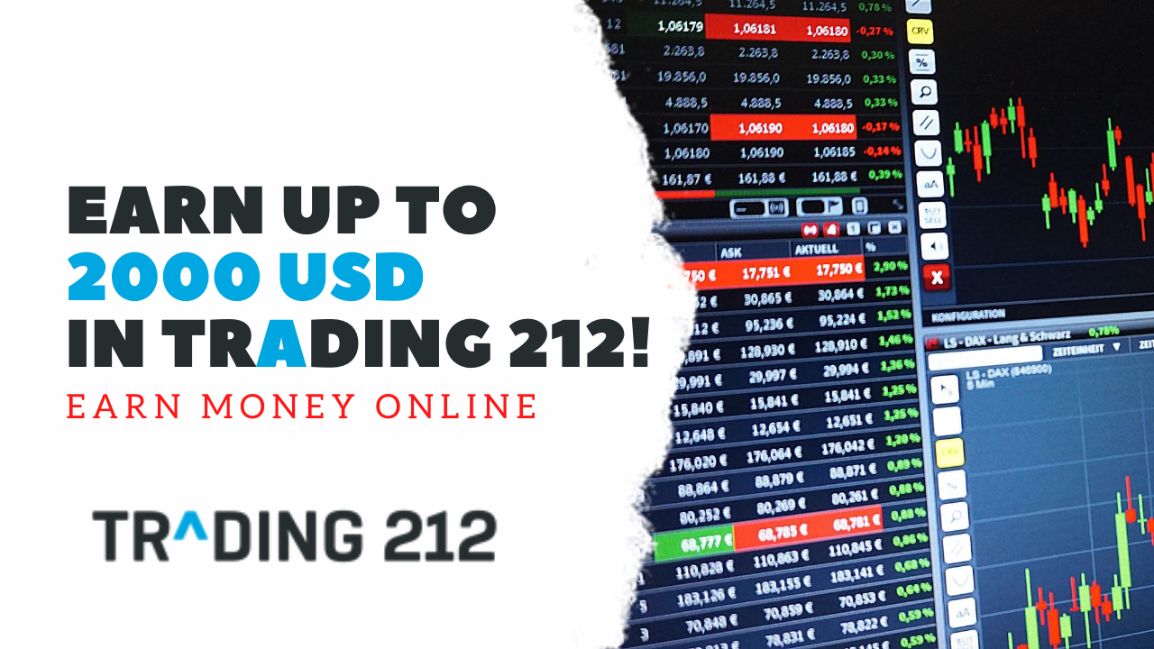 Earn up to 2000 USD in Trading 212!