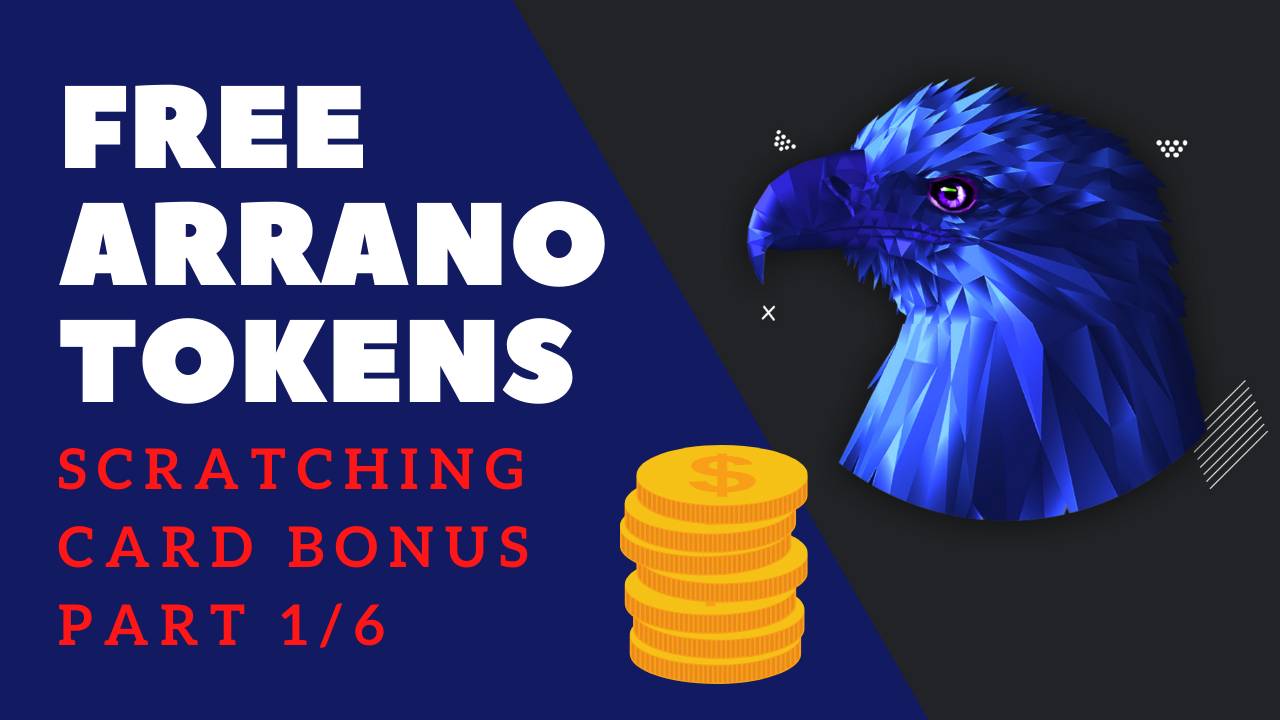 Airdrop Free ANO (Arrano) Token - Scratching Card Bonus part 1/6 | Cryptocurrency Airdrop 2020