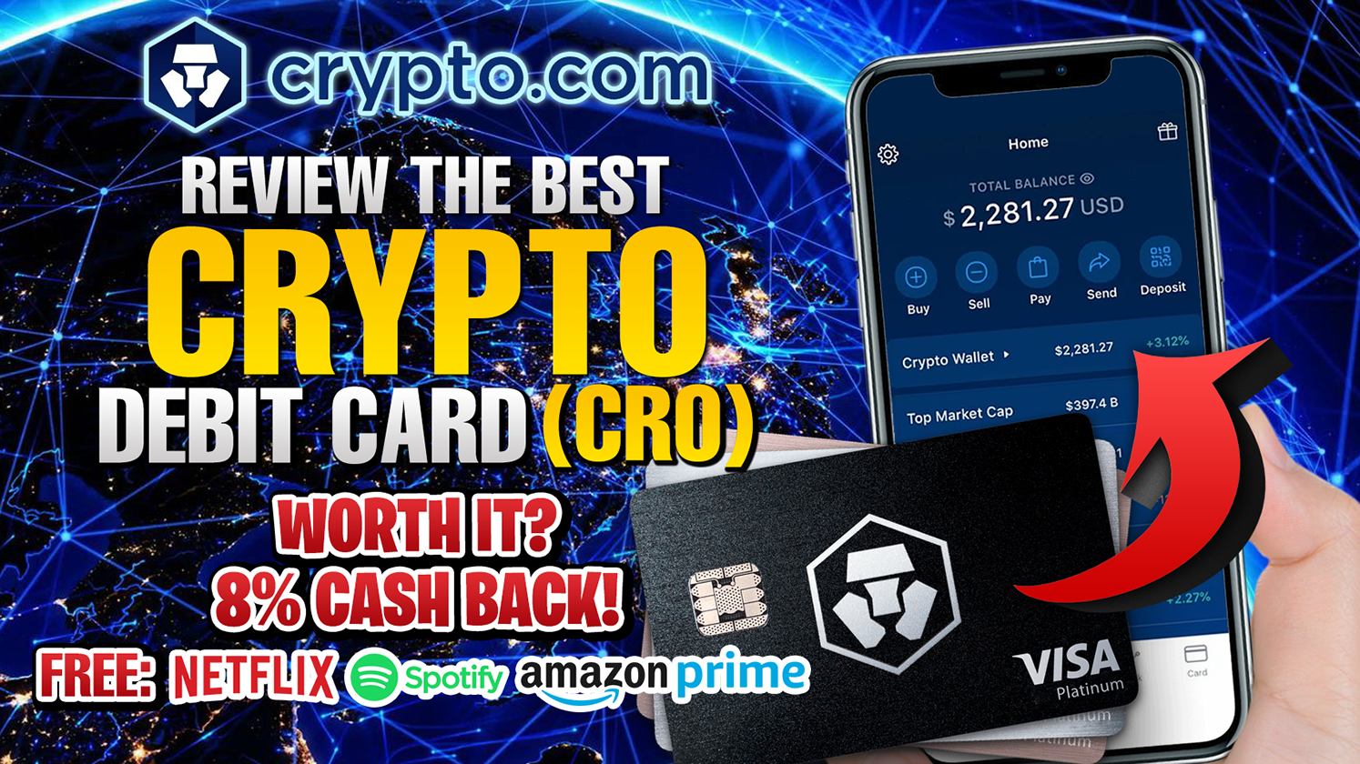 Review The BEST Crypto Debit Card (CRO)! | Crypto.com