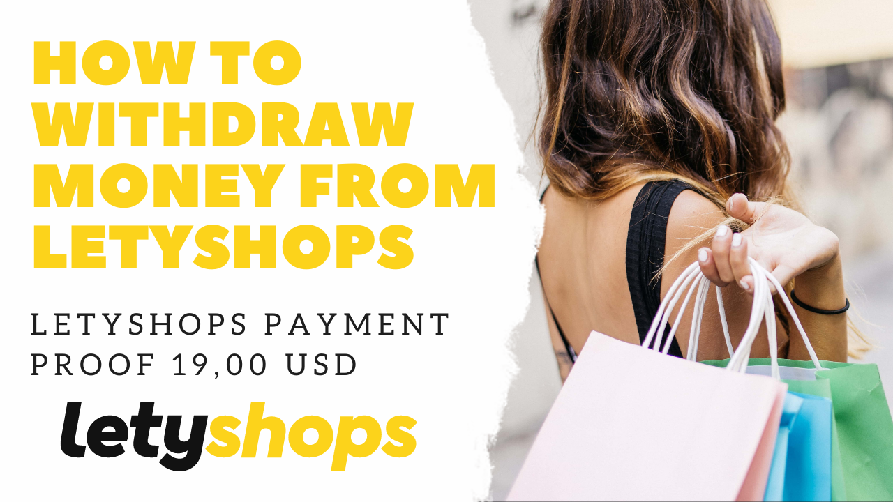 How to withdraw money from Letyshops | Letyshops payment proof 19,00 USD | Letyshops withdraw funds