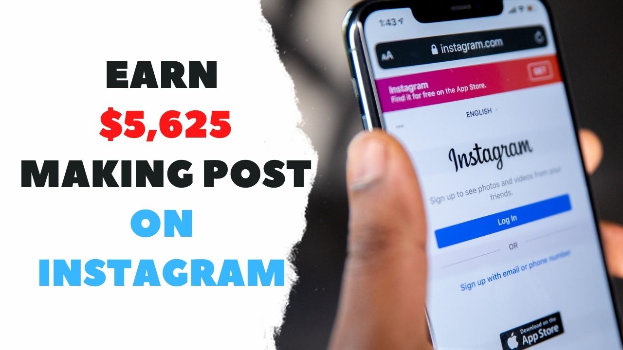 Earn $5,625 making post on Instagram | Make Money Online