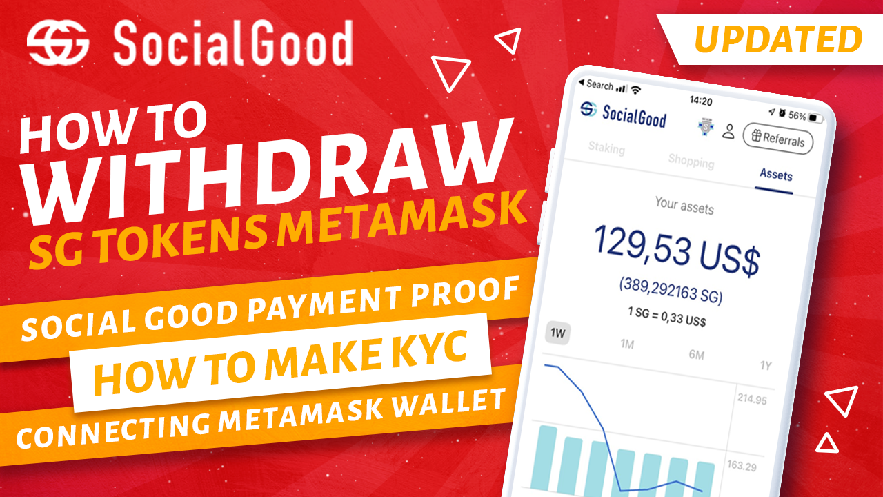 Updated How To Withdraw SG Tokens MetaMask | Social Good Payment Proof
