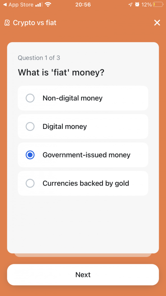 What is 'fiat' money?