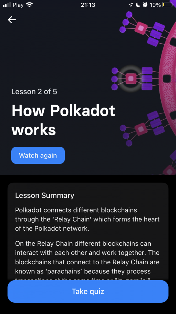 Lesson 2 - questions and answers "How Polkadot works"
