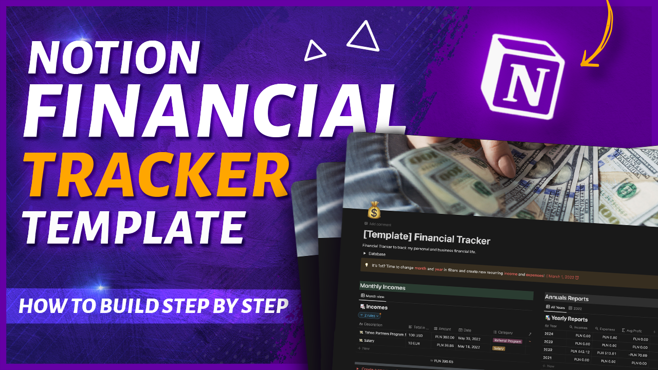 Notion Financial Tracker Template: Tutorial Step By Step How to Build You Own Financial Tracker