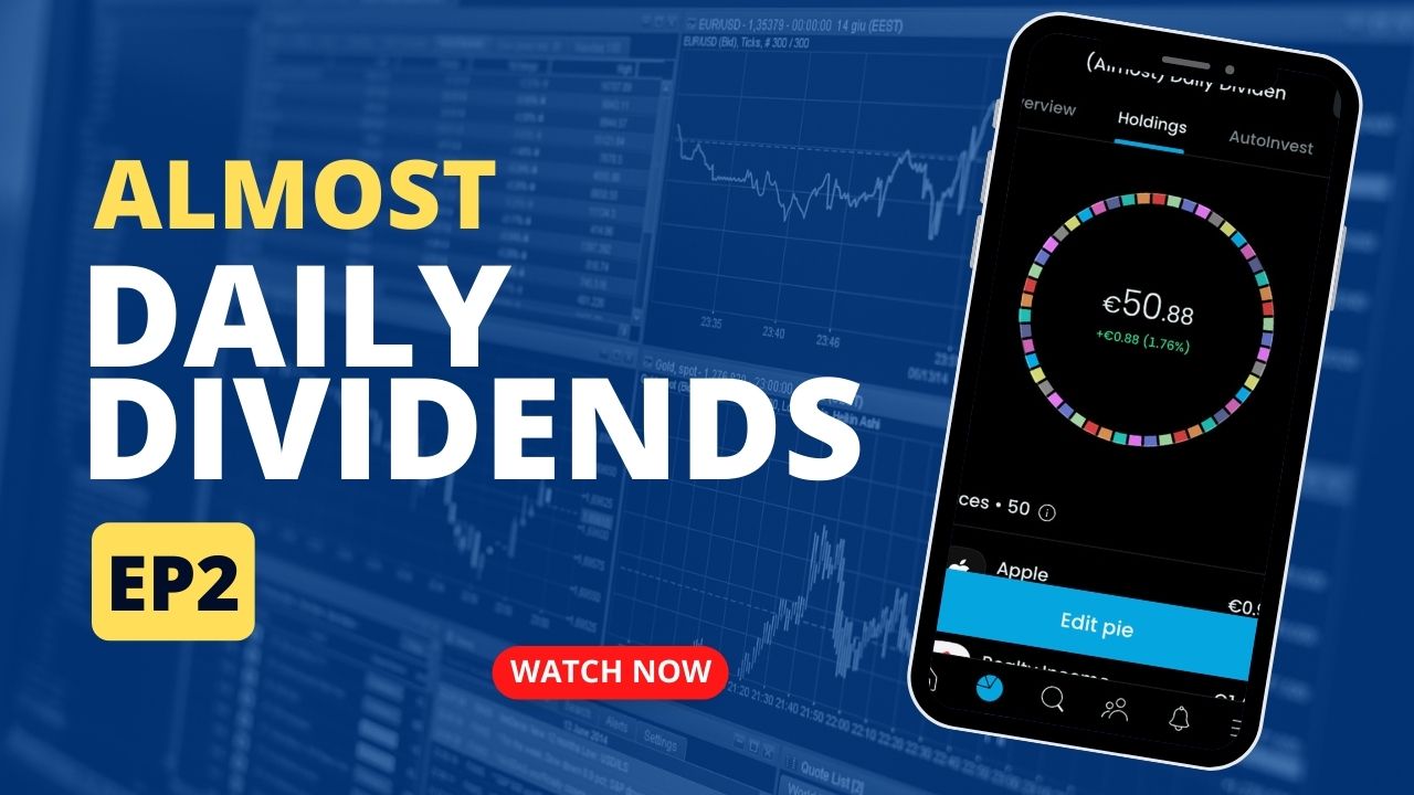 Challenge (Almost) Daily Dividends on platform Trading 212 | EP 2